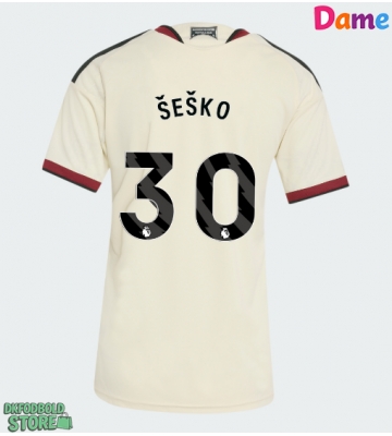 Manchester United Benjamin Sesko #30 Replika Tredjetrøje Dame 2026-27 Kortærmet